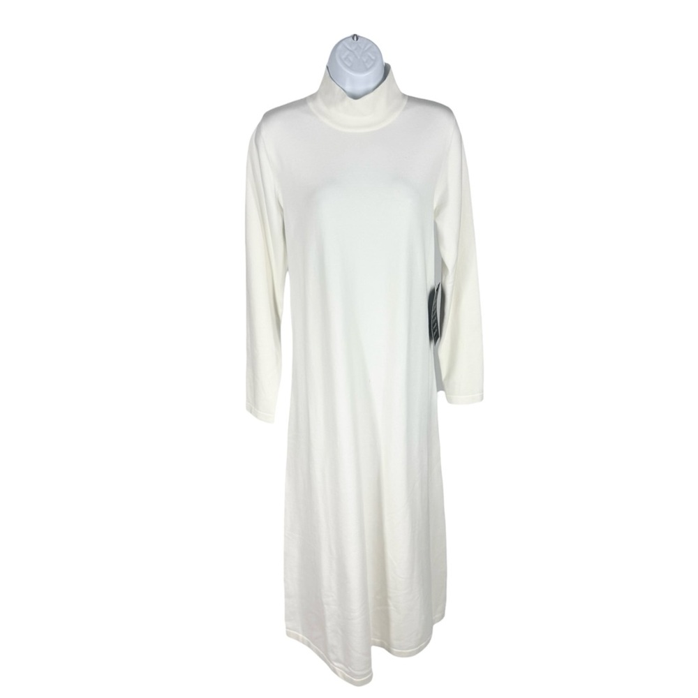 Tuckernuck Ivory Ellery Midi Dress M NWT Bridal Shower Modest Business Casual - Picture 4 of 11
